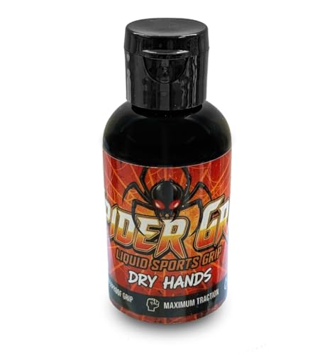 Spider Grip Liquid Sports Grip 2oz for Basketball, Football, Tennis, Baseball, Pickleball and Hockey