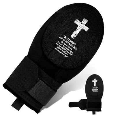 Christian Baseball Sliding Mitt Youth with Cross | Youth Sliding Mitt Baseball Glove for Religious Athletes | Ambidextrous Protection for Left/Right Hands |