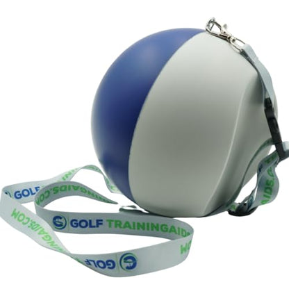 The Original Compression Ball – Golf Swing Trainer for Perfect Impact, Forearm Connection & Better Ball Striking – Helps Fix Chicken Wing & Improve Tempo – Soft Memory Foam Aid