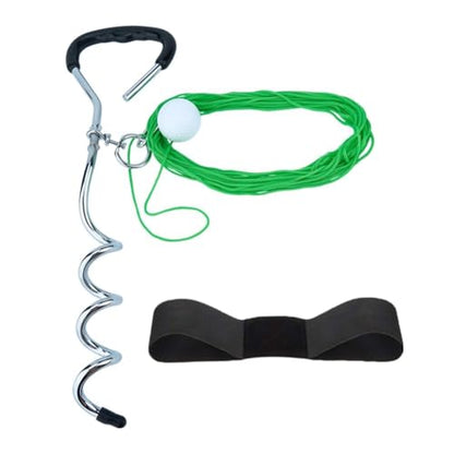 Golf Training Tool,Practice Tool in The Backyard with A Golf Ball & 50 Feet Ball Tavel, Golf Rope Swing Trainer for Improving Swing Form & Accuracy
