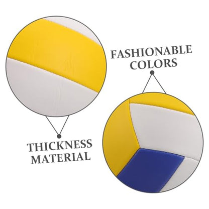 WOONEKY Soft Volleyball for Training Eye-catching Colors for Beginners and Middle School Players
