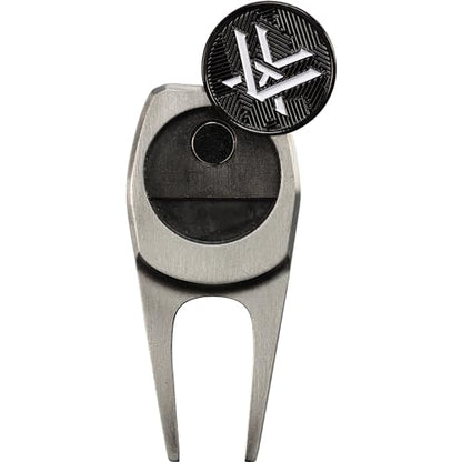 Vortex Multi-Purpose Golf Divot Repair Tool with Magnetic Ball Marker