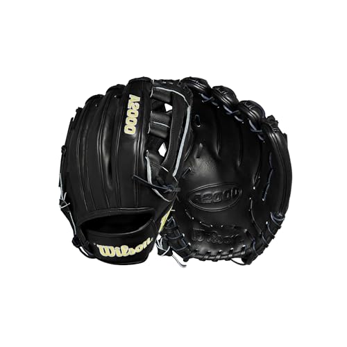 Wilson 2024 Classics Series A2000 Baseball Gloves - color: Black/Yellow, size: Infield - 12"