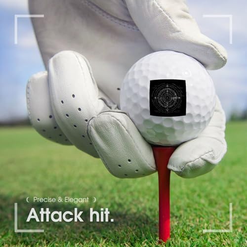 Magic Circle Practice Golf Balls Realistic Feel Long Lasting Limited Flight for Indoor Outdoor Training