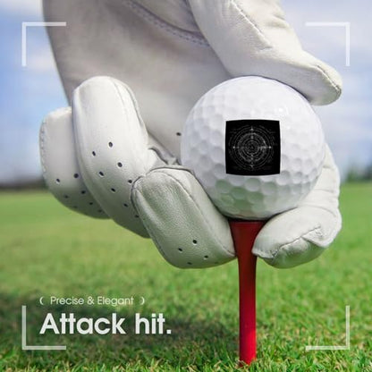 Magic Circle Practice Golf Balls Realistic Feel Long Lasting Limited Flight for Indoor Outdoor Training