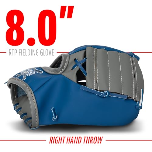 Franklin Sports Toy Baseball Glove - color: Grey/Navy
