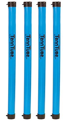 Tourna Tenn Tube Tennis Ball Pickup - color: Blue, style: Pack of 4