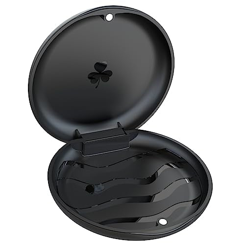 Orthodontic Mouthguard & Dental Retainer Case - Aligners Case (Black) - color: Black