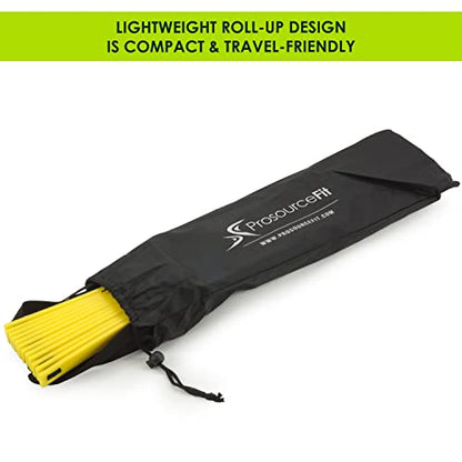 ProsourceFit Speed Agility Ladder 8, 12 and 20 Rung for Speed Training and Sports Agility Workouts with Free Carrying Bag - size: 8 rung