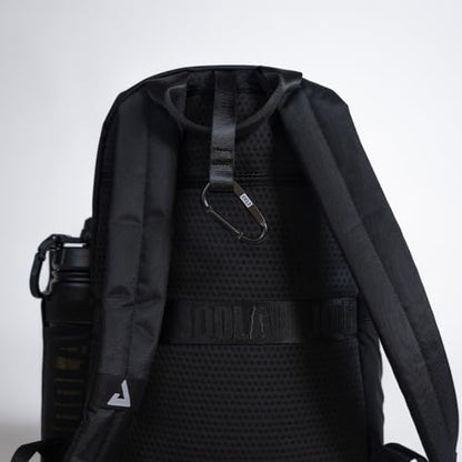 JOOLA Everyday Pickleball Backpack - Holds 2 Paddles, 2 Water Bottles & Accessories - Padded Laptop Sleeve, Trolley Strap & Hideaway Carabiner Hook - Chooe Black, Gravity Gray, and Latte - color: Black
