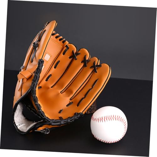 Cabilock Baseball Glove 12.5 Inch Thicken Pu Softball Infielder's Mitt for Youth Adults Left Right Hand Throw Sports Training Random Color