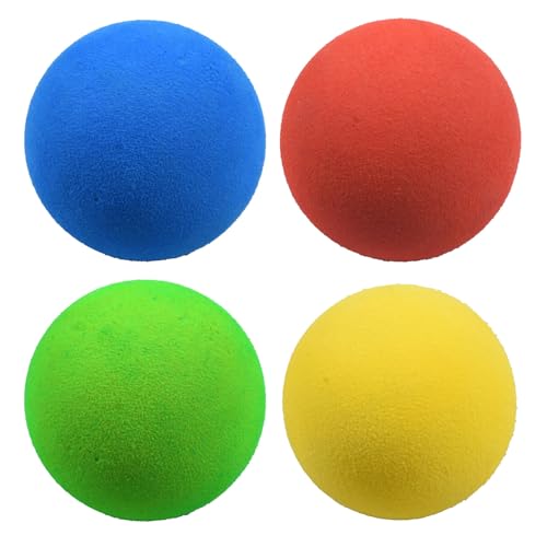 Vxuxlje Indoor Golf Training Balls: 20pcs 42mm Solid Soft EVA Colored Foam Sponge Balls