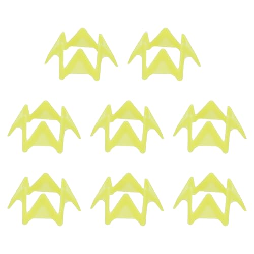 PATIKIL Plastic Golf Tee, Golf Simulator Tee Golf Mat Tee Practice Training for Winter Turf Outdoor Indoor Driving Range Hitting - color: Yellow