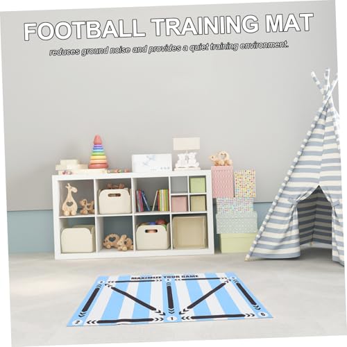 BESPORTBLE Soccer Agility Mat Football Training Pad Non-Skid Soccer Footstep Carpet