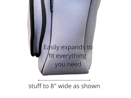 Dallas Hill Designs Tennis Bag for Women | Neoprene Tote | 3 Rackets | Applicable for Pickleball, Paddle, Squash, Racquetball, Badminton | Shoes and Gear | Ladies Purse | Multi Pockets