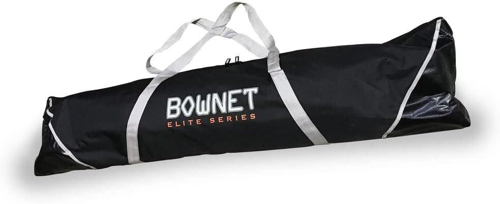 Bownet Big Mouth Elite Baseball & Softball Hitting Net – Heavy-Duty Portable 8' x 8' Batting Practice Net with Energy Absorption System – Includes Carry Bag for Indoor & Outdoor Use