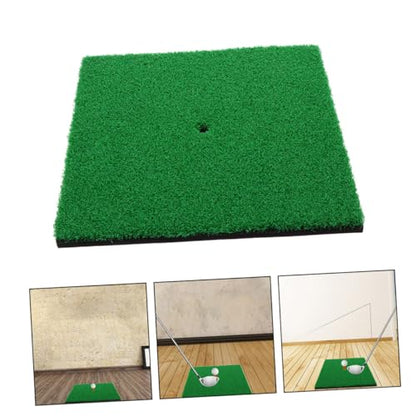 Golf Hitting Mat 30x30CM Indoor Golf Training Turf Pad Sturdy Grass Mat for Practice Suitable for Skill Levels