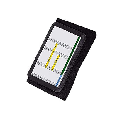 QB Playbook Wristband - Football Quarterback Play Wristbands for Adult and Youth - Wrist Coach for All Sports with 3 Compartments