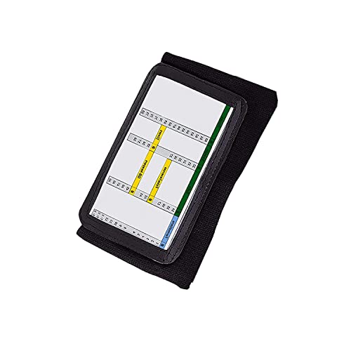 QB Playbook Wristband - Football Quarterback Play Wristbands for Adult and Youth - Wrist Coach for All Sports with 3 Compartments
