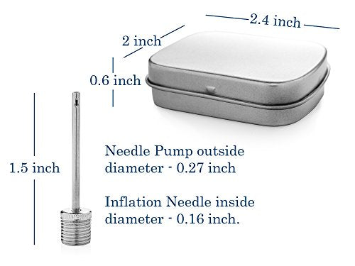 TurnOnSport Basketball Pump Needle - Ball Pump Inflation Needles Pack of 12 - Inflate Pump Needle for Balls - Pump Needle Adaptor Soccer Rugby Football Volleyball Ball - Inflatable Air Pump Needle