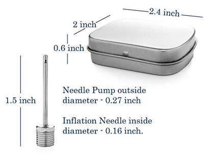 TurnOnSport Basketball Pump Needle - Ball Pump Inflation Needles Pack of 12 - Inflate Pump Needle for Balls - Pump Needle Adaptor Soccer Rugby Football Volleyball Ball - Inflatable Air Pump Needle