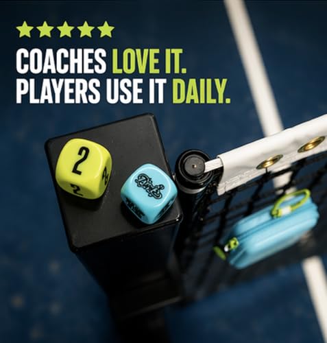 Dink’r Pickleball Drill Dice – Training Dice for Pickleball Drills & Practice – Random Drill Generator for Solo & Group Training