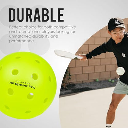 Holbrook Outdoor Pickleball Balls, Accessories, Soft Plastic Outdoor Balls, Professional Pickleball Gear - size: 12 Pack