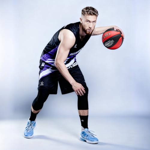 SKEO Weighted Basketball, 2.2/3/3.3LBS 28.5"/29.5" Trainer Heavy Basketballs Made of Composite, Indoor Outdoor Training Ball for Improving Handling Dribbling Rebounding - size: Size 7 Adult & Pro -3.3LBS/1.5KG