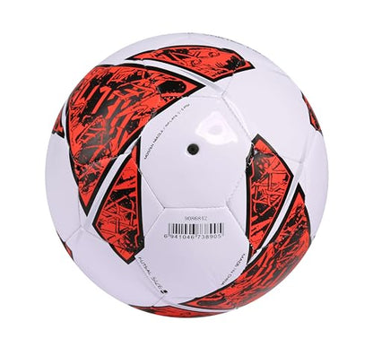 KELME Futsal Soccer Ball - Indoor Sala Ball Pelota de Futbol (White/Orange, 4)