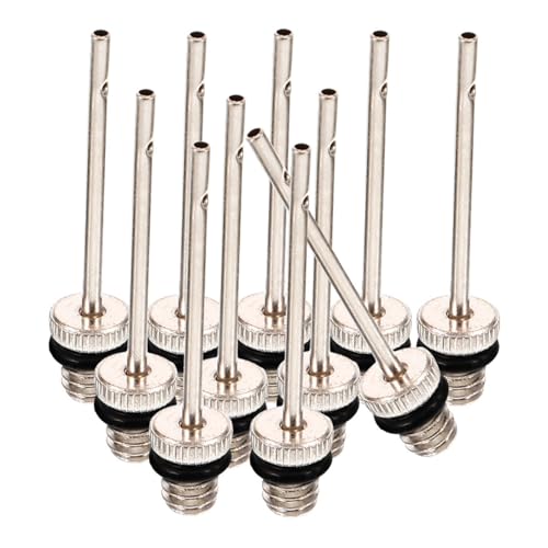 TOYANDONA 15pcs Ball Pump Needle for Basketball Football Volleyball Soccer Pump Pressure Gauge
