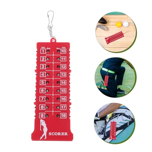 Golf Stroke Counter Bar Scoreboard Portable Golf Scorer Keeper with Weather-Resistant Abs Material for Easy Outdoor Score Tracking