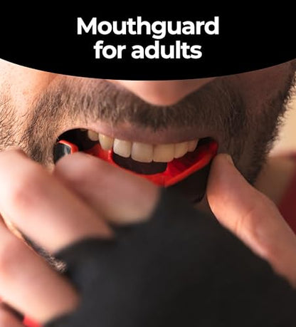 Zyrev Pack of 6 Mouth Guard for Football, Boxing, MMA, Hockey, Lacrosse, Baseball Mouthguard/Mouthpiece in 6 Colors - for Adults