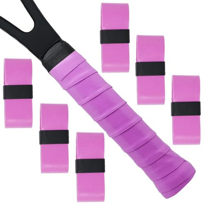 Tennis Racket Grip Tape, Precut Soft Tennis Grip Tape, Anti Slip and Dry Feel Tennis Racquet Overgrip Wrap for Replacement