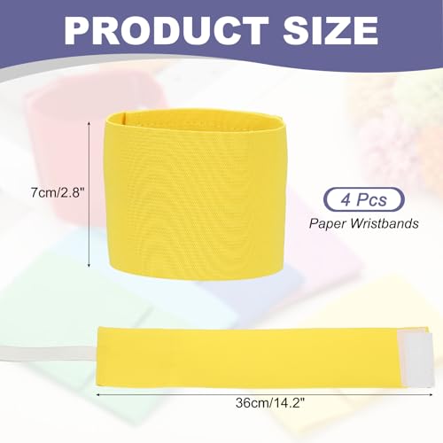 Soccer Captain Armband, Elastic Wrist Arm Bands Adjustable Player Team Leader Anti-Slip Badge Sports Accessories-Fit - color: Light Yellow