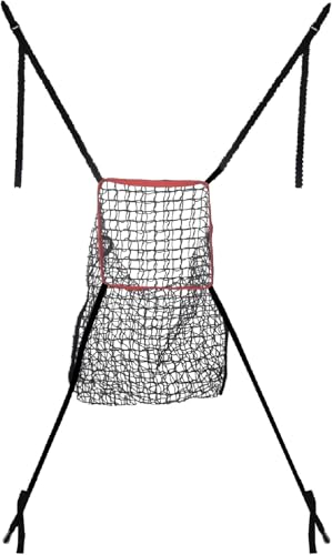 Kapler Football Kicking Net - 7X4FT Portable Football Throwing Net with Target Zone Attachment - Field Goal Kicking Cage Practice for Backyard Skill Improvement for Youth and Adults
