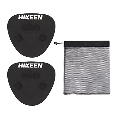 Hikeen 2 Packs Baseball Training Gloves Infield Training Gloves Pancake Glove Softhands Baseball Fielding Trainer Flat Glove Two-Hands