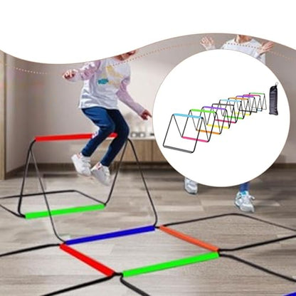 Yiju Agility Ladder Jumping Obstacles, Foldable for Kids Adults Soccer Speed Ladder Agility Training Equipment for Foot Exercise