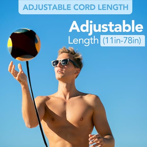 Volleyball Training Equipment Aid - Level Up Your Skills with Solo Practice, Realistic Repetitions & Adjustable Design - Perfect for Volleyball Players of All Levels & Genders