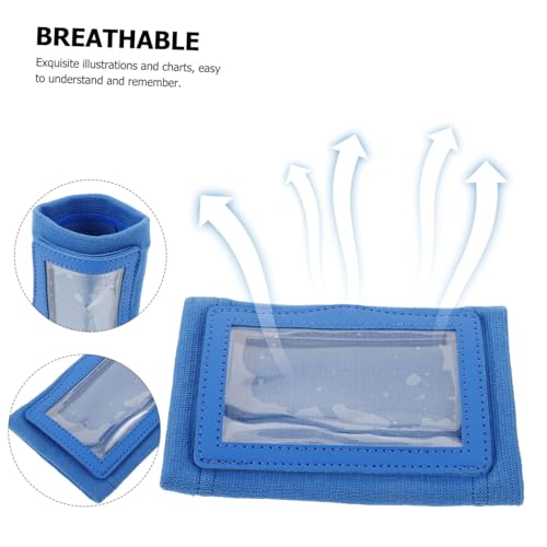 WOONEKY Football Play Wristband Arm Band for Youth Adults Multi-Sport Card Holder for Football Baseball Basketball Comfortable Elastic Training Accessory