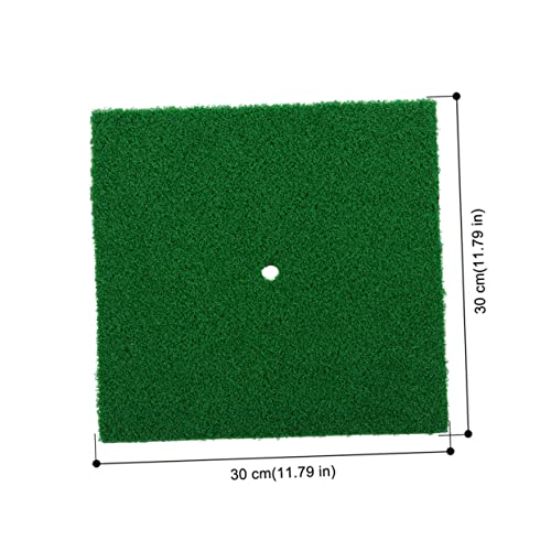 Golf Hitting Mat 30x30CM Indoor Golf Training Turf Pad Sturdy Grass Mat for Practice Suitable for Skill Levels
