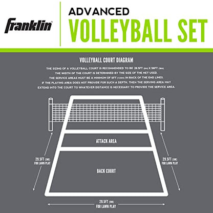 Franklin Sports Advanced Volleyball Set - style: Advanced