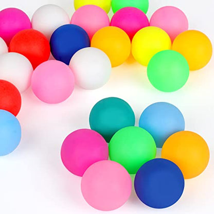 Guirnd 28 Pcs 40mm Ping Pong Balls for Table Tennis, Games, Arts, Kids, and Pet Toys - color: Mix colors