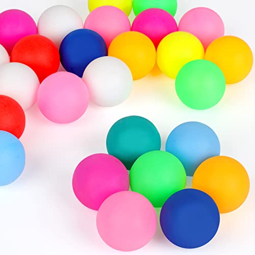 Guirnd 28 Pcs 40mm Ping Pong Balls for Table Tennis, Games, Arts, Kids, and Pet Toys - color: Mix colors
