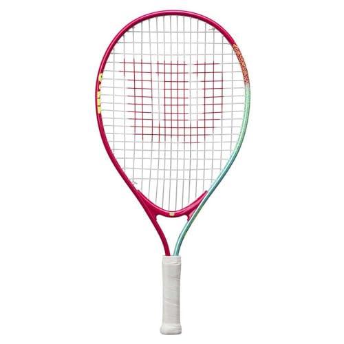 Wilson Intrigue Junior 21 Girls Tennis Racket Red/Yellow Strung 205g L