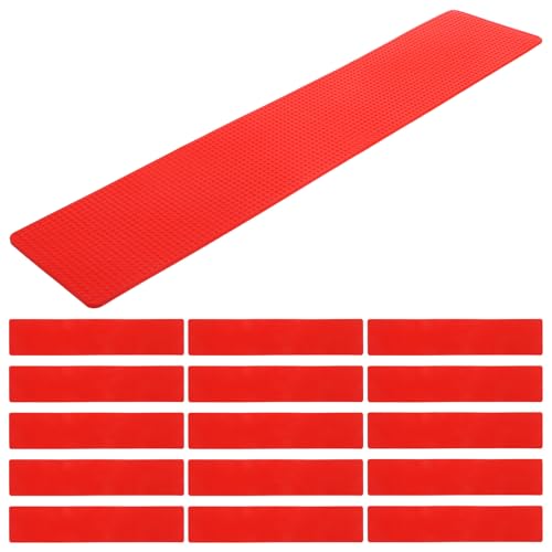 16pcs Red Athletic Markers Set, Outdoor Training Tools, Sturdy Reusable Court Marking Accessories for Tennis and Pickleball