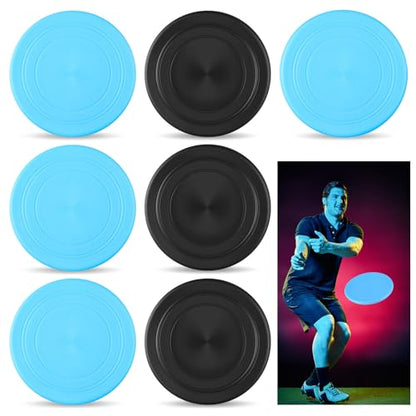 Seenelling 7 Pcs Swing Disk Baseball Swing Trainer 7 Inch Softball Training Equipment Small Baseball Hitting Training Disk for Improving Analyze Batting Mechanics