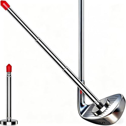 Golf Alignment Rods - Club Alignment Sticks with Telescopic Magnetic Corrector Trainer Aid Tools Help Visualize and Align Your Golf Shots Club,Swing Aim Practice Accessories Golf Gifts