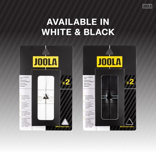 JOOLA Pickleball Paddle Replacement Grip Tape - Wrap for Pickleball Paddle - Feel-Tec Pure Grip - Moisture Wicking Surface & Comfort - Handle Wrap for Use with Overgrip - Black, White, or Gray