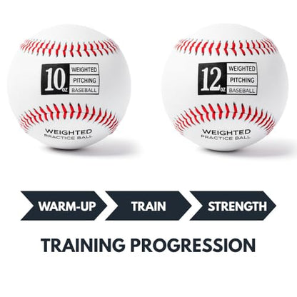 Thorza Weighted Baseballs for Throwing - Training Balls to Help Increase Pitch Velocity