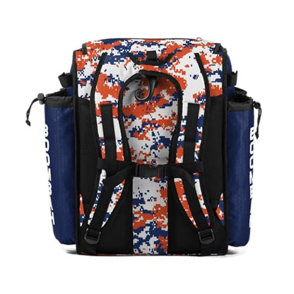 Boombah Mini Superpack Bat Bag PS-9014-3001C23 Digital Camo Royal/Orange - color: Royal Blue/Orange_C23